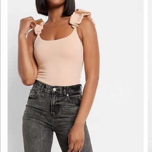 Express Ruffle Strap Bodysuit